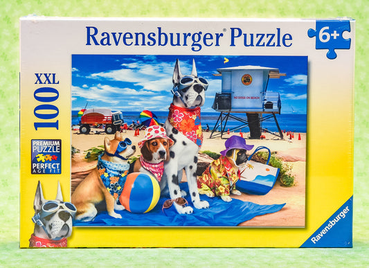  No Dogs On The Beach 100 Piece Puzzle