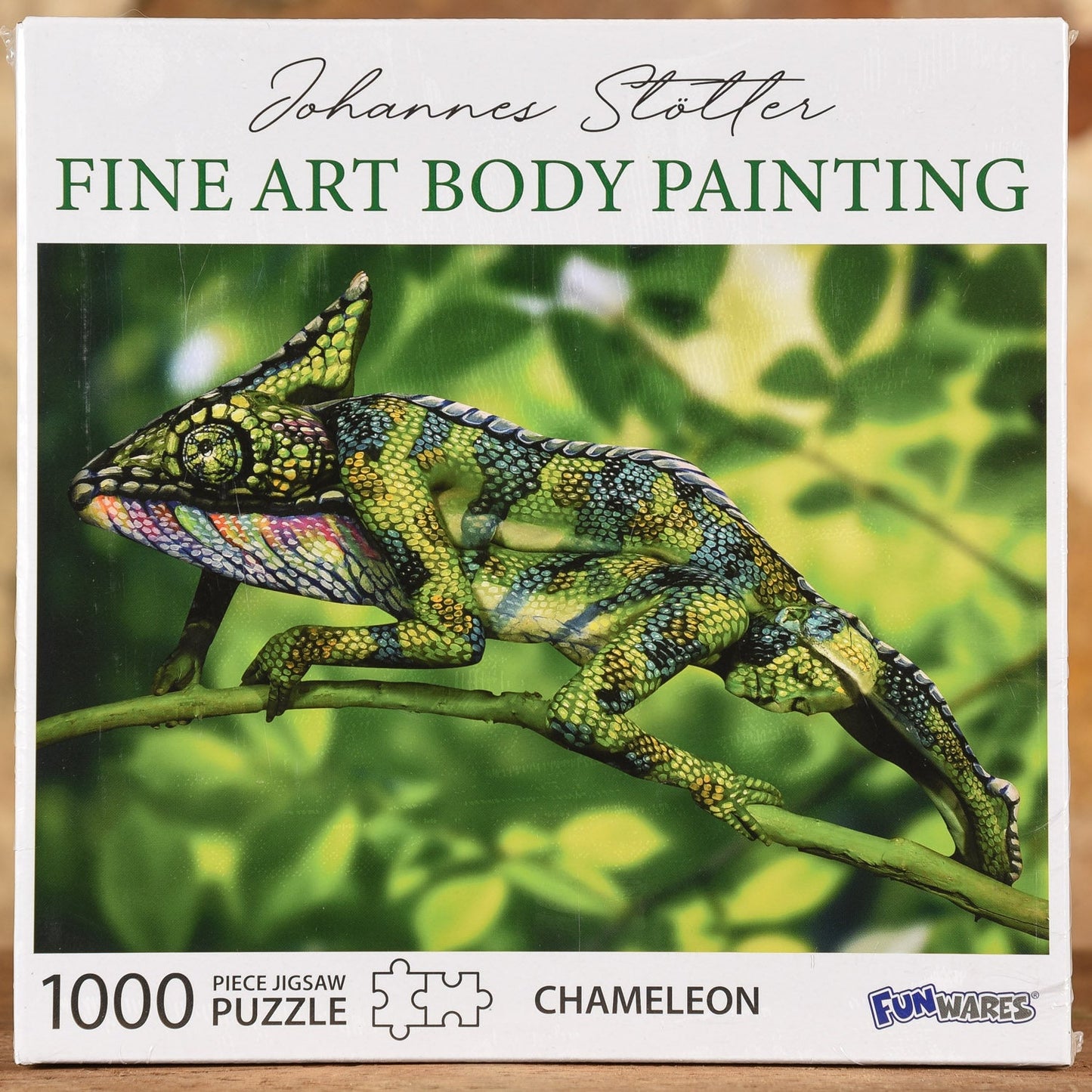  Chameleon - Fine Art Body Painting 1000 Piece Puzzle