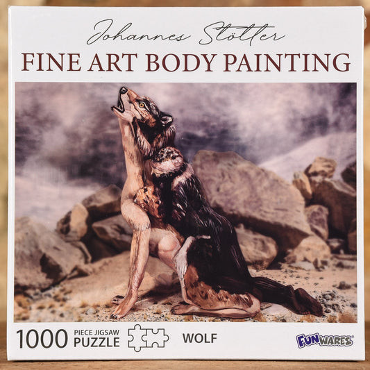  Wolf - Fine Art Body Painting 1000 Piece Puzzle