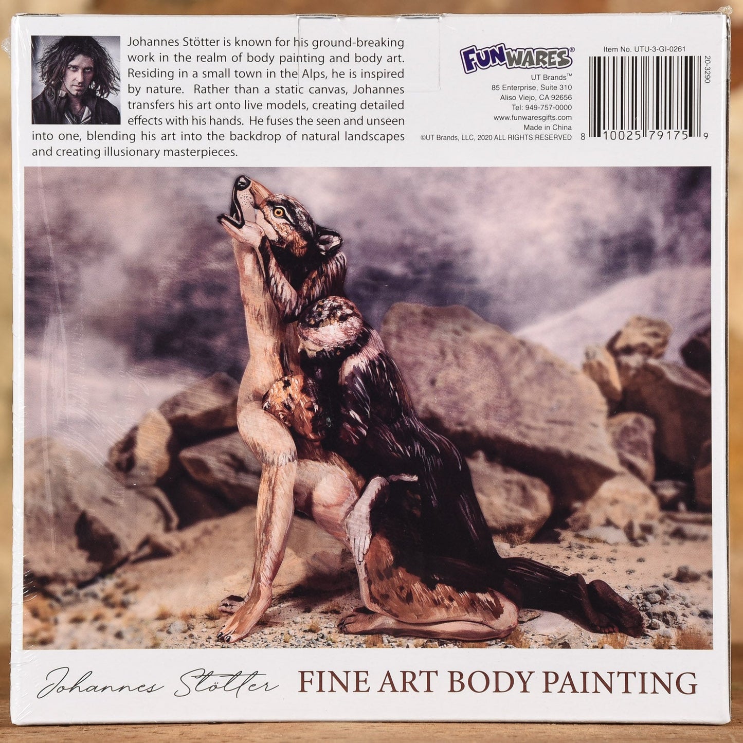  Wolf - Fine Art Body Painting 1000 Piece Puzzle