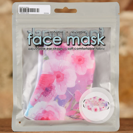  Floral Mask- Adult Size