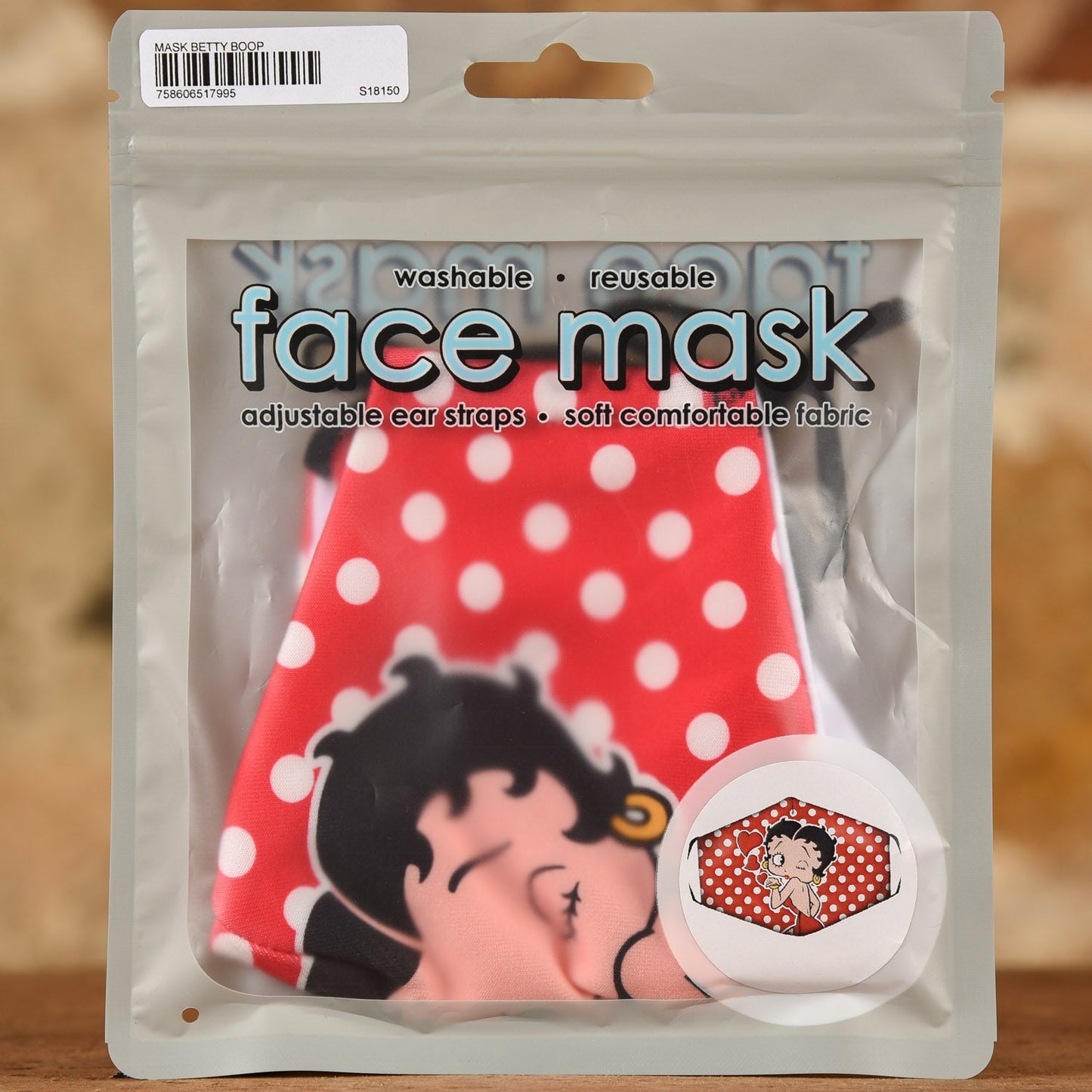  Betty Boop Mask- Adult Size
