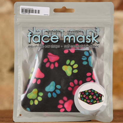  Pawprints Mask- Adult Size