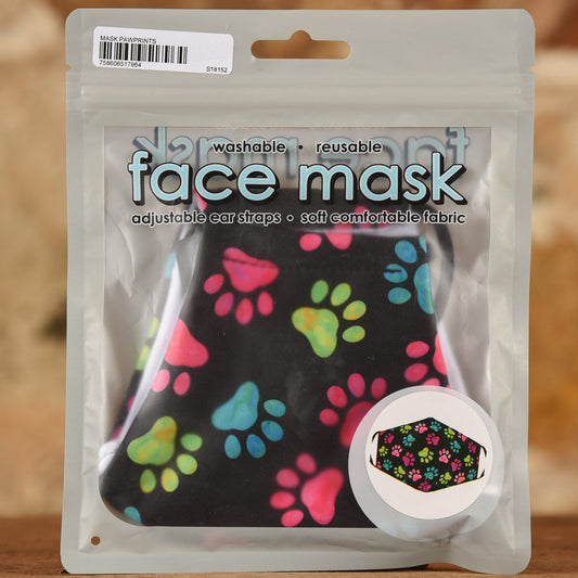  Pawprints Mask- Adult Size