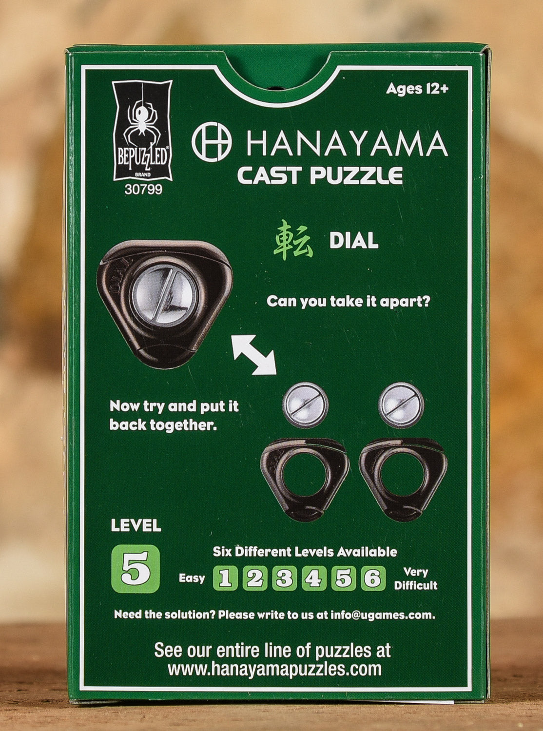  Hanayama Cast Puzzle - Level 5 - Dial