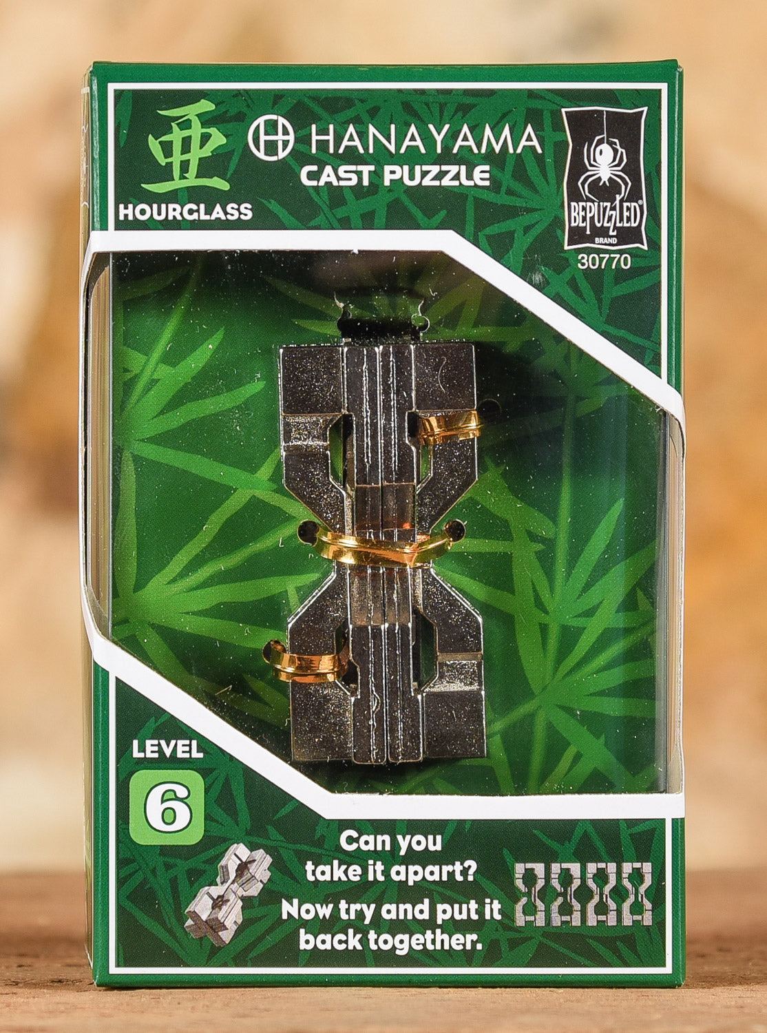  Hanayama Cast Puzzle - Level 6 - Hourglass
