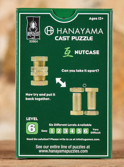  Hanayama Cast Puzzle - Level 6 - Nutcase