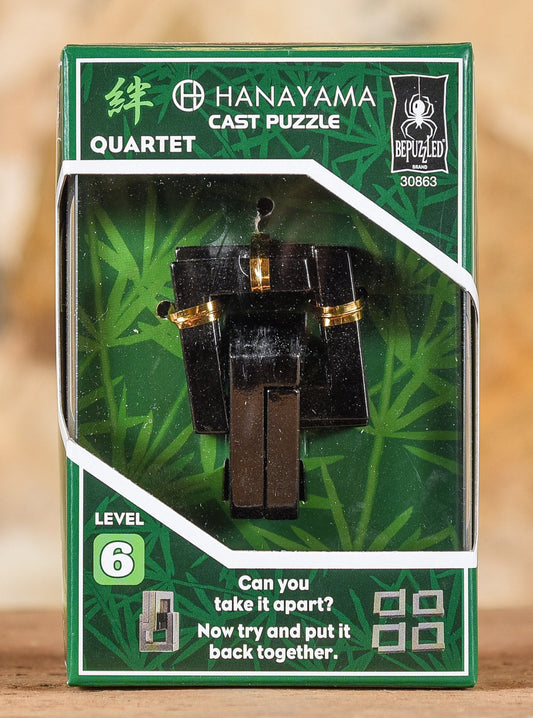  Hanayama Cast Puzzle - Level 6 - Quartet