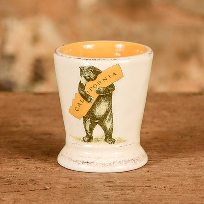  Ceramic Shot Glass - California Bear Hug