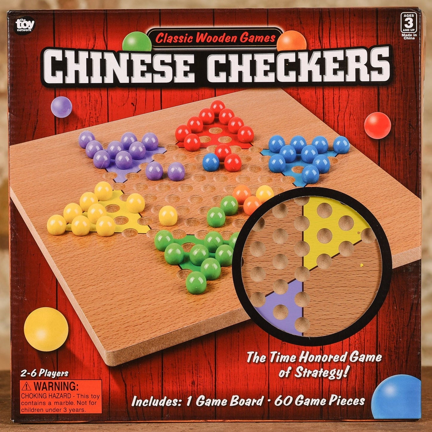  Chinese Checkers - Classic Wooden Games 10"