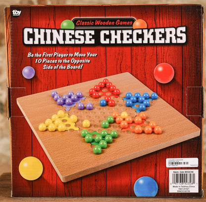  Chinese Checkers - Classic Wooden Games 10"
