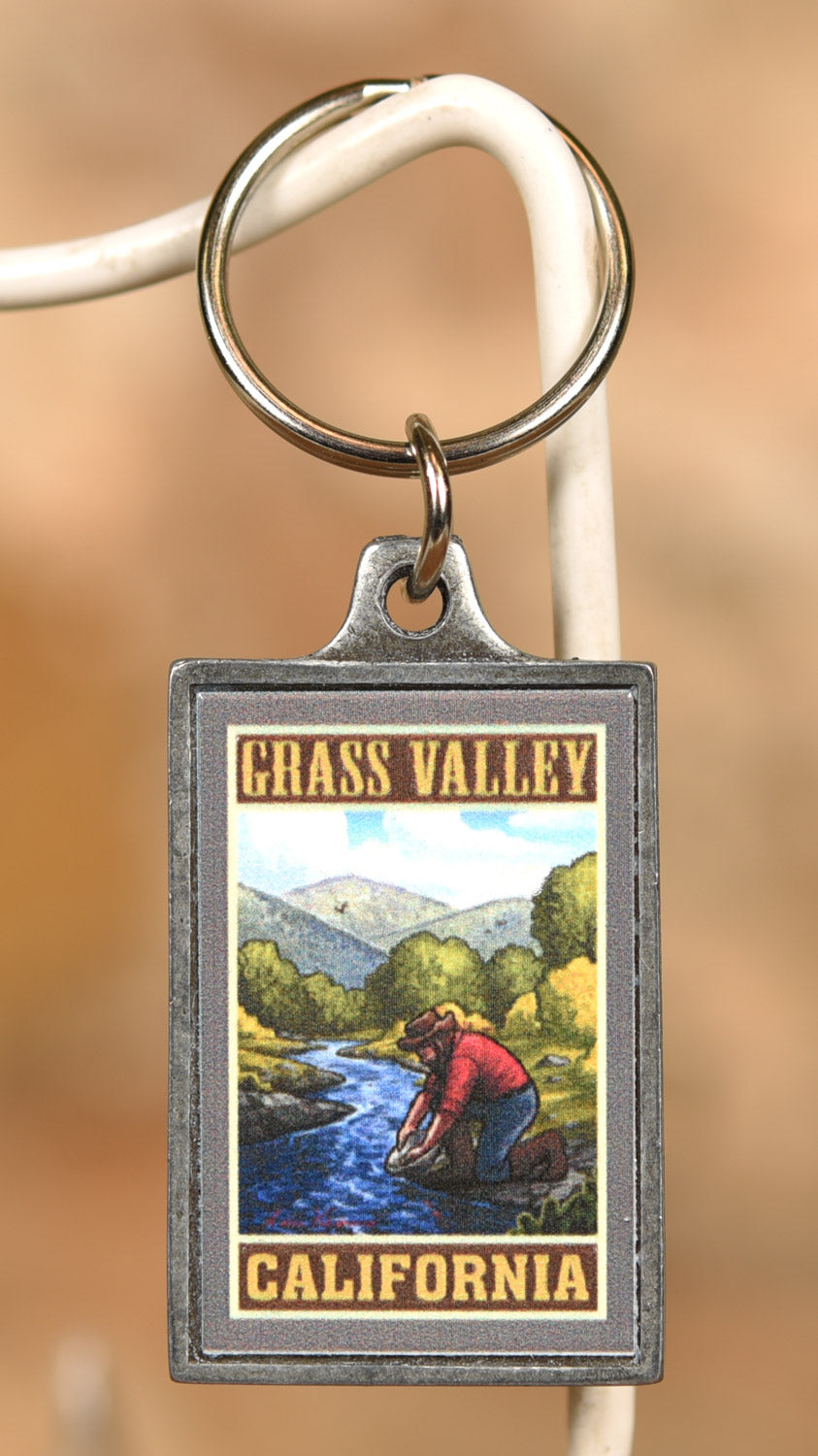  Keychain - Grass Valley Miner