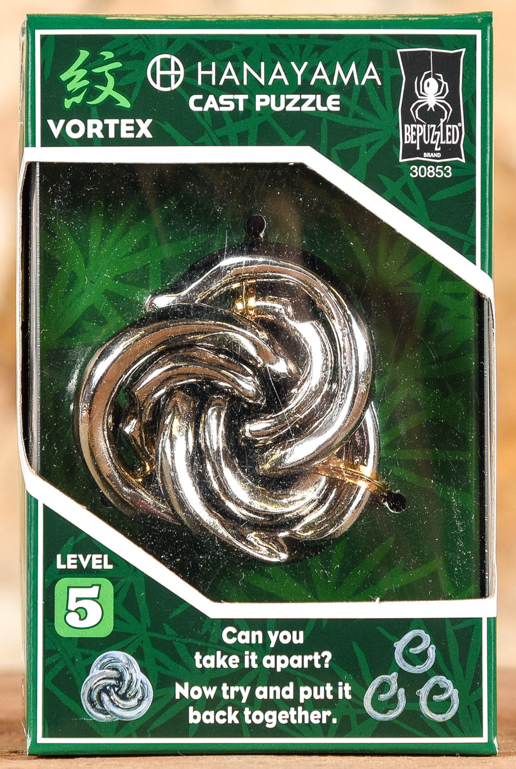  Hanayama Cast Puzzle - Level 5 - Vortex