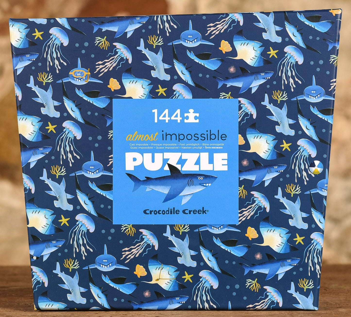  Almost Impossible Puzzle - Shark Reef - 144 Piece Puzzle