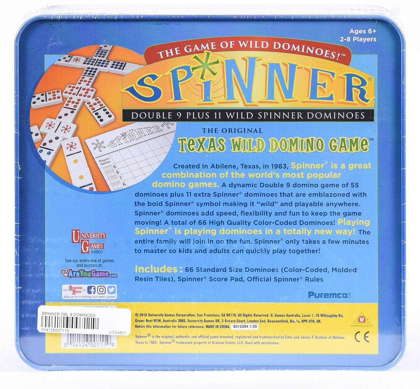  Spinner - The Game Of Wild Dominoes