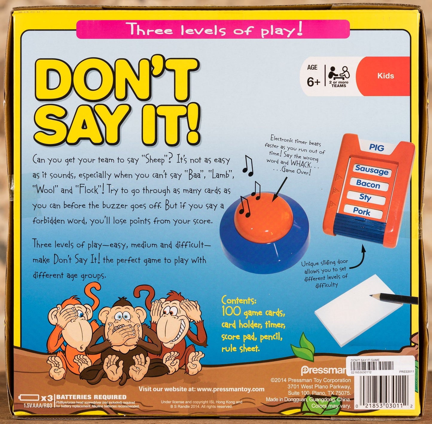  Don't Say It!