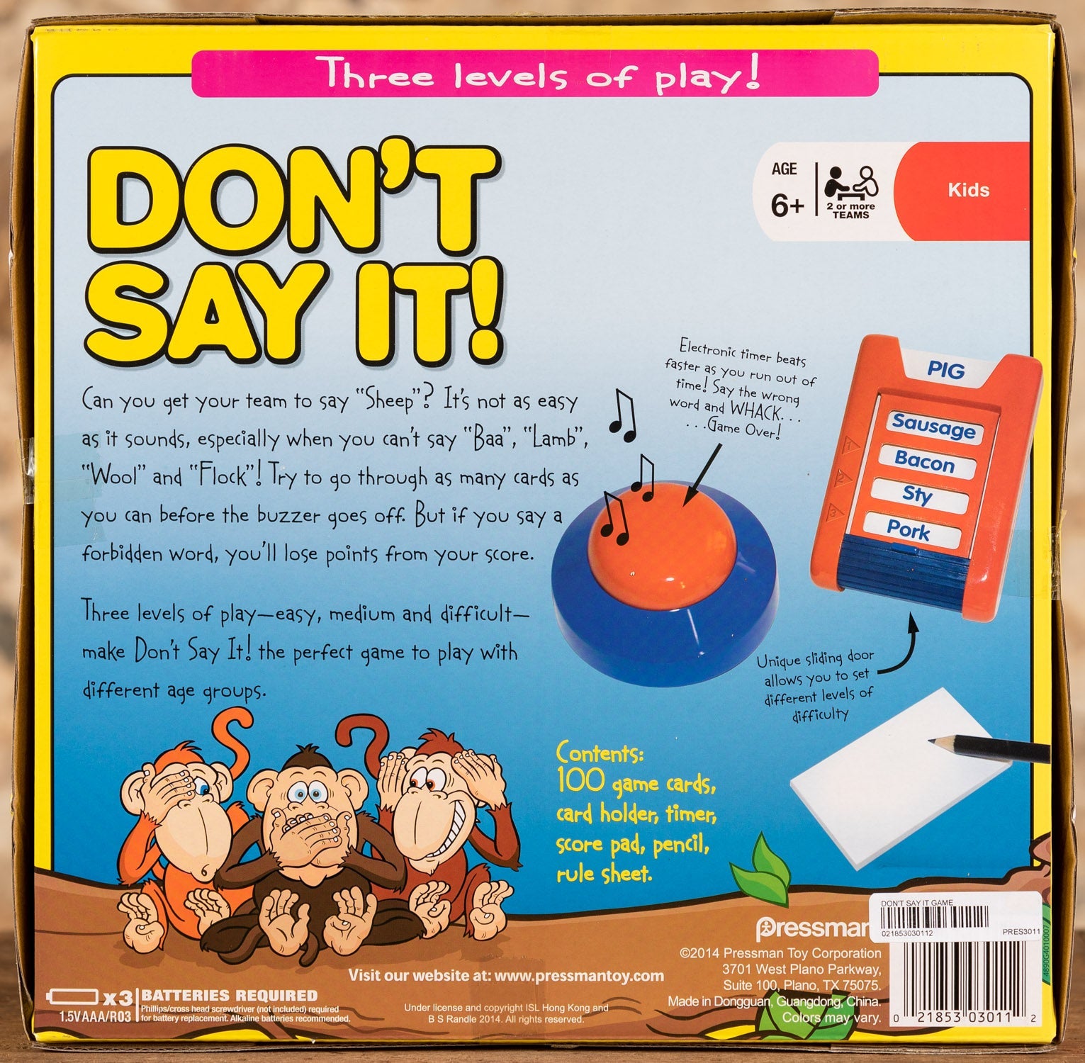  Don't Say It!