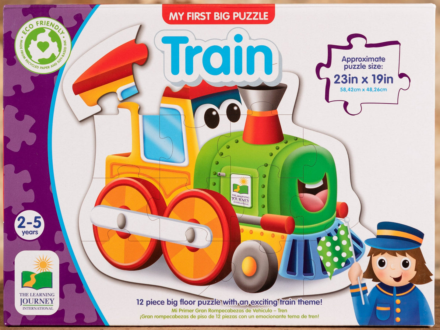 Train - 12 Piece Big Floor Puzzle