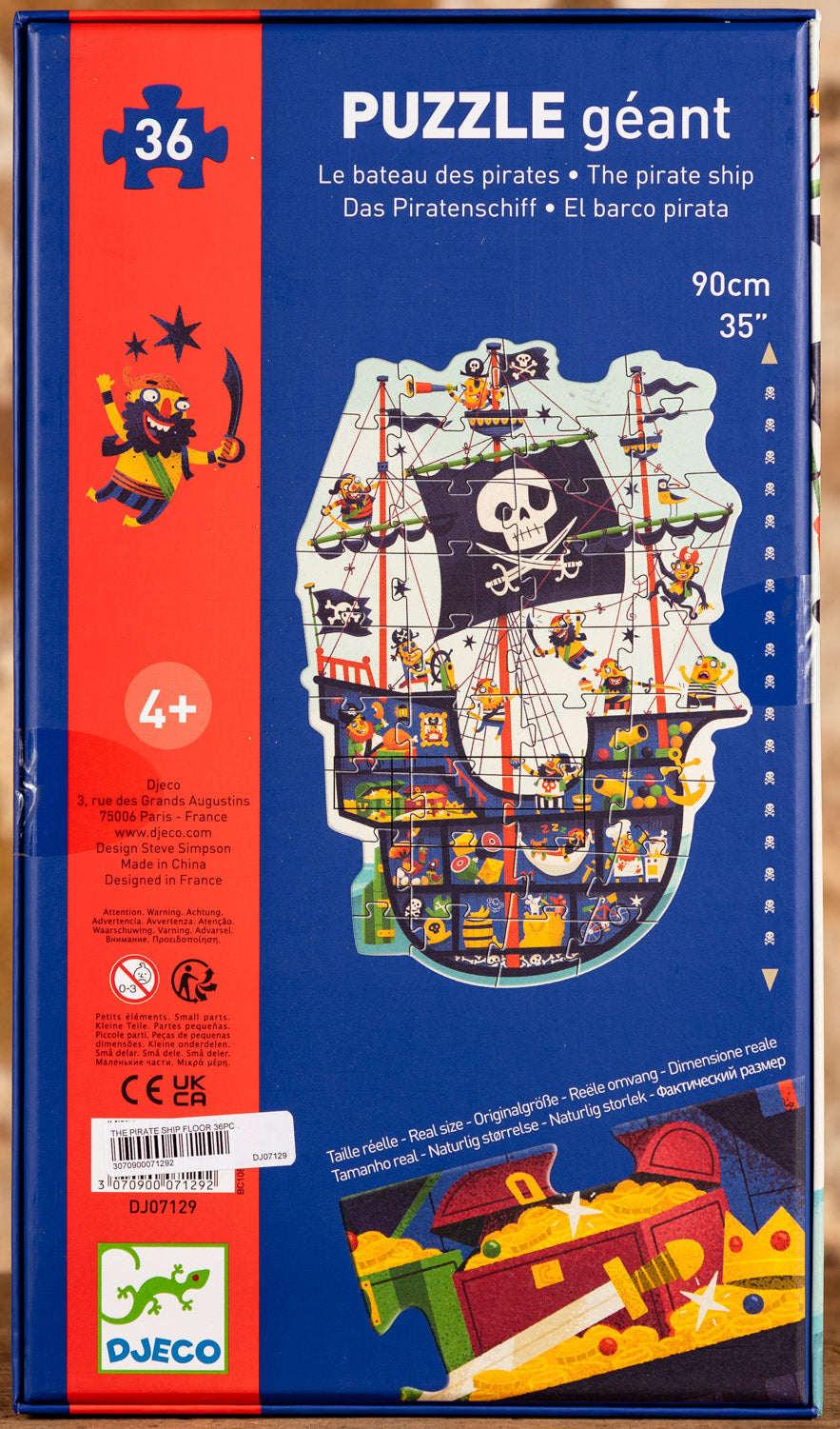  The Pirate Ship - 36 Piece Floor Puzzle