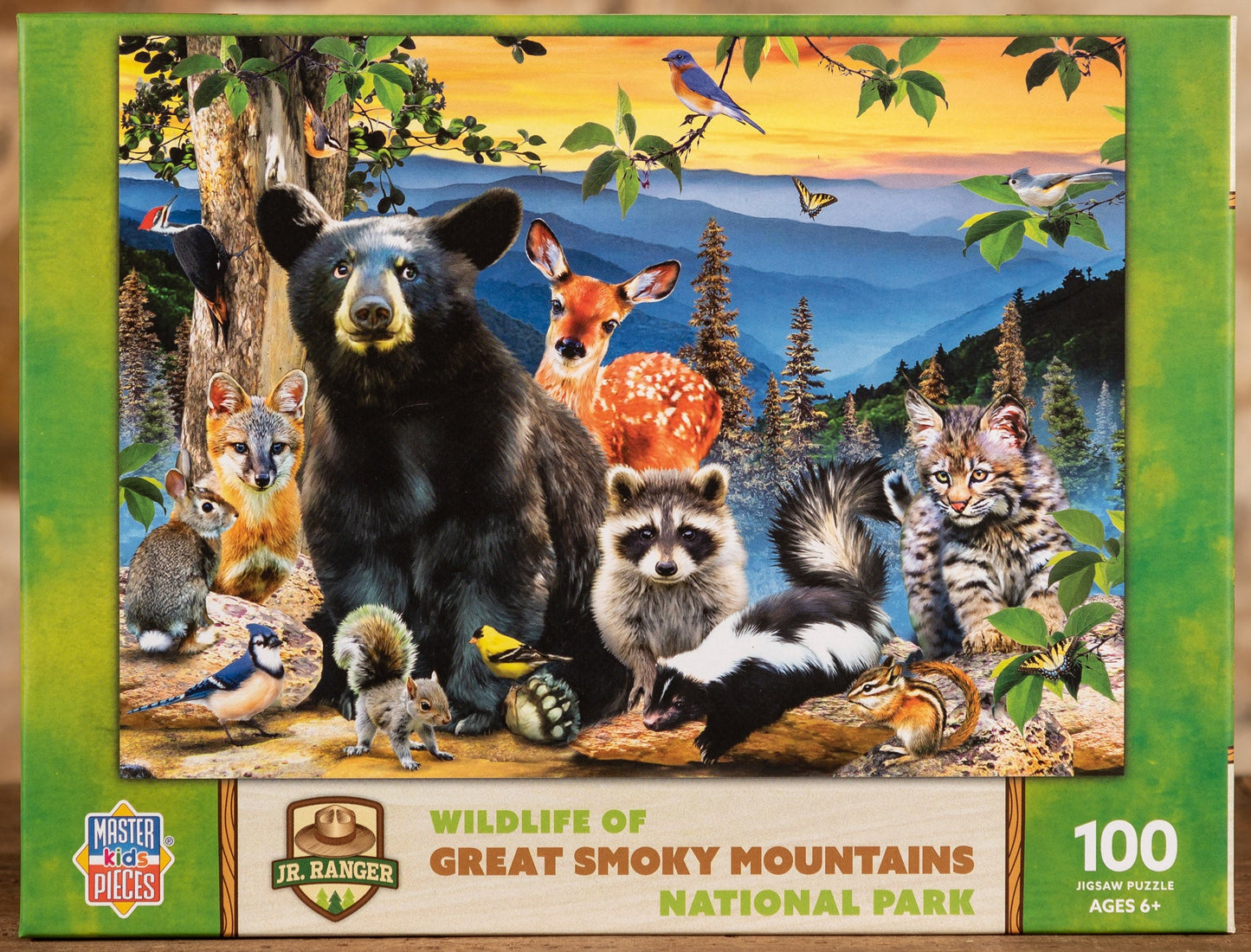  Wildlife Of The Great Smokey Mountains 100 Piece Puzzle