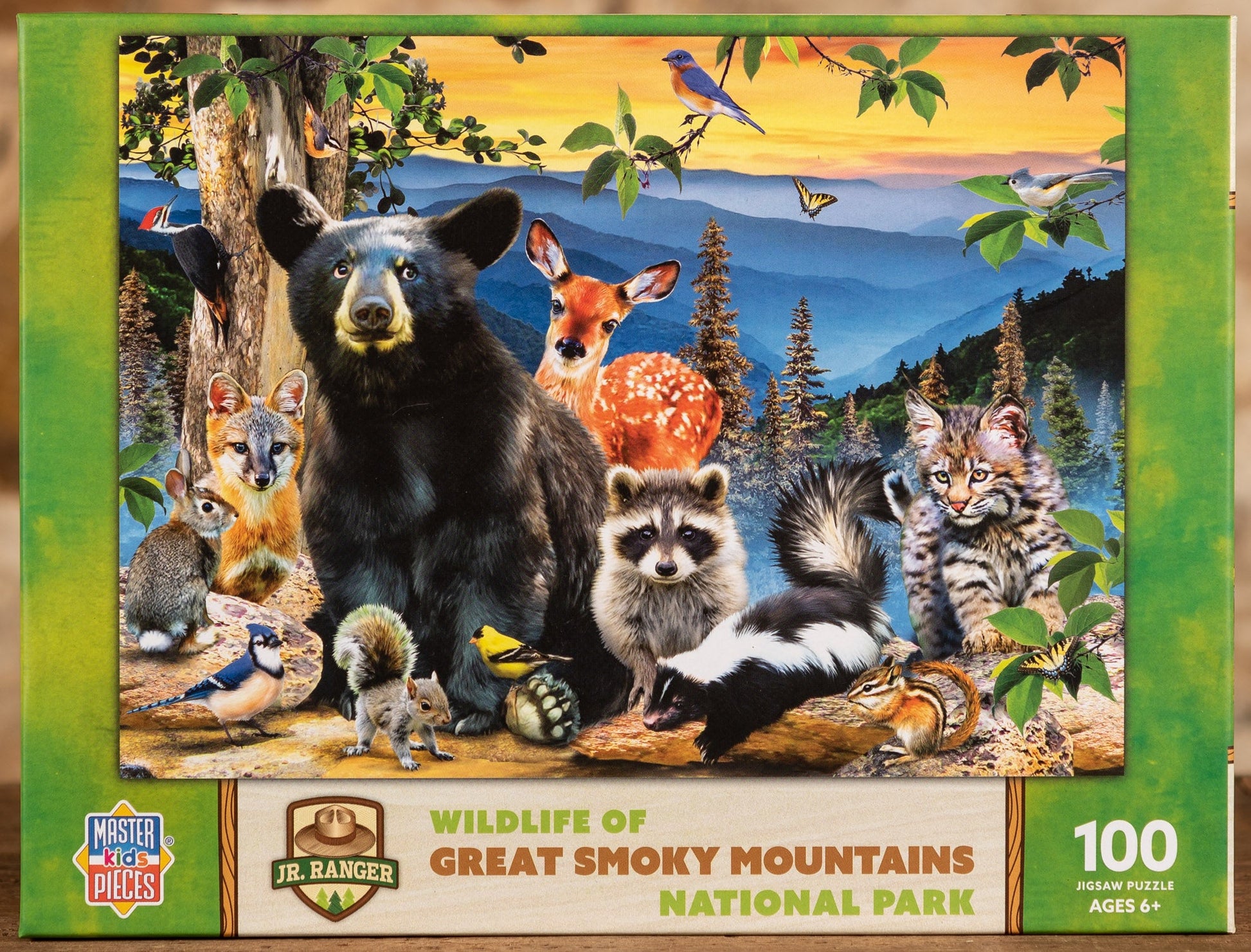  Wildlife Of The Great Smokey Mountains 100 Piece Puzzle