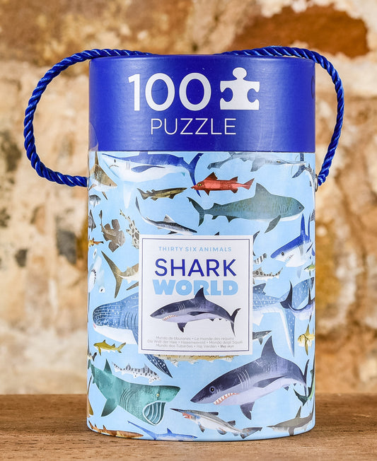  Thirty Six Animals 100 Piece Puzzle - Shark World