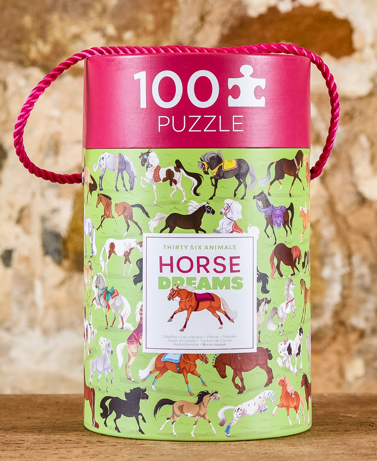  Thirty Six Animals 100 Piece Puzzle - Horse Dreams