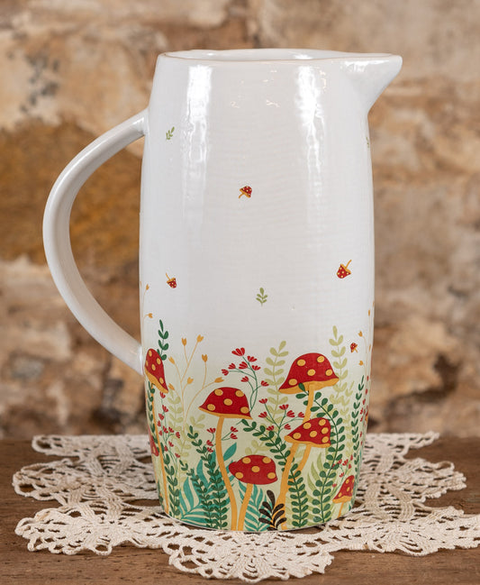  Ceramic Mushroom Pitcher