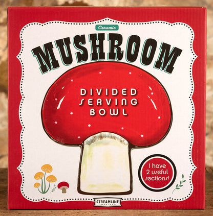  Ceramic Mushroom Serving Dish