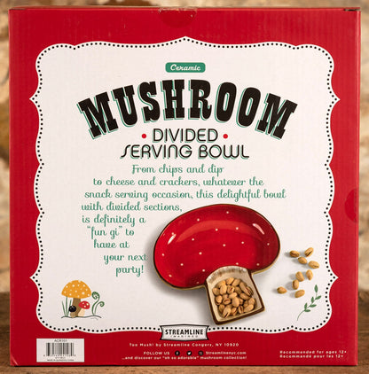  Ceramic Mushroom Serving Dish