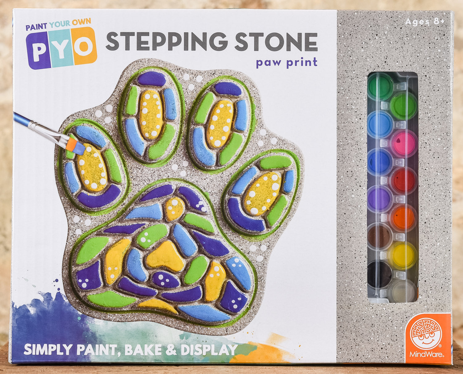  Paint Your Own - Stepping Stone Paw Print
