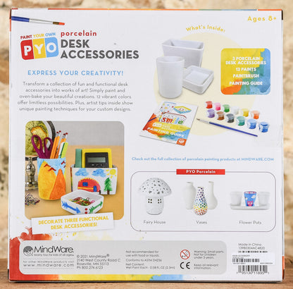  Paint Your Own - Porcelain Desk Accessories