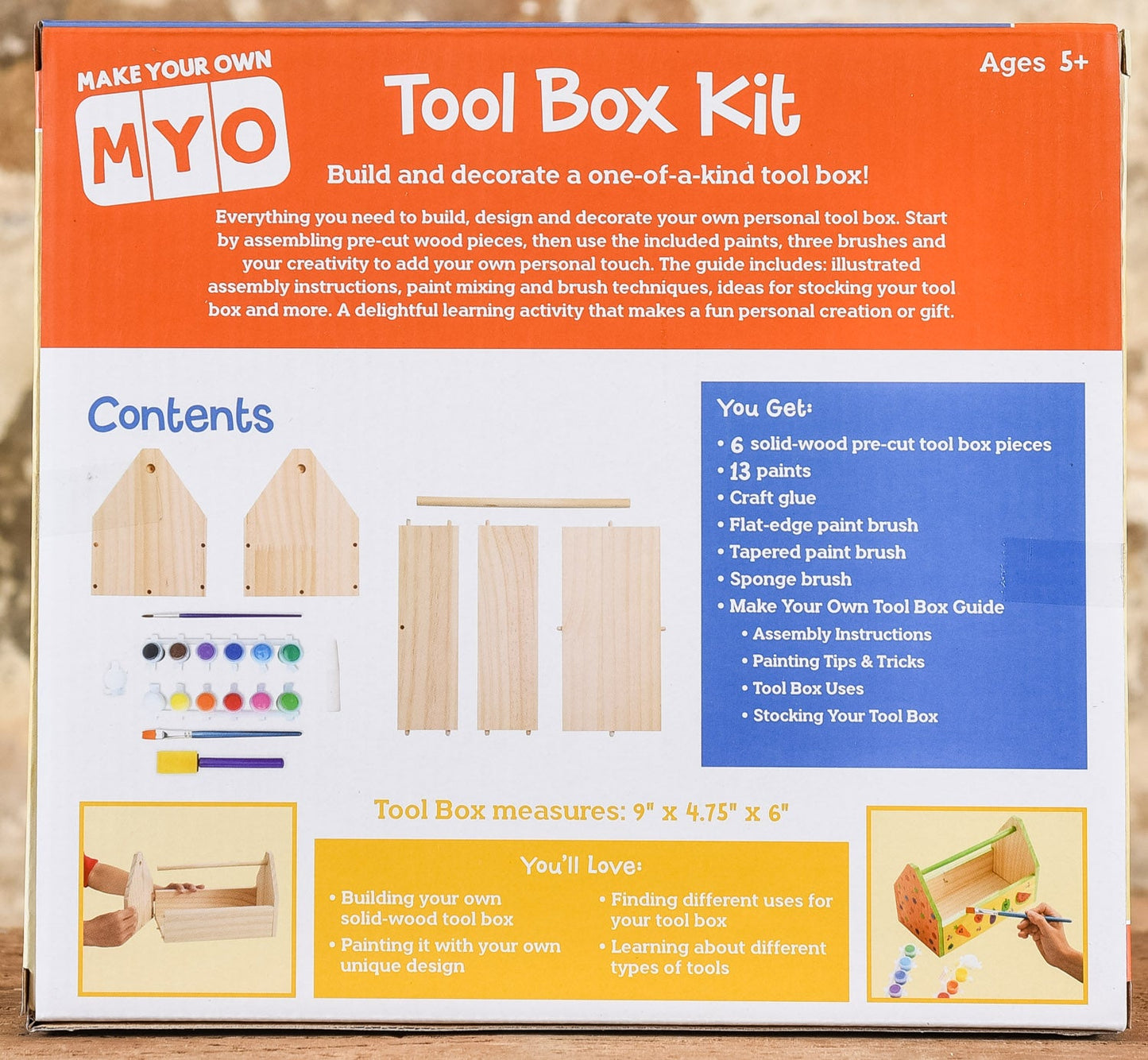  Paint Your Own - Tool Box Kit