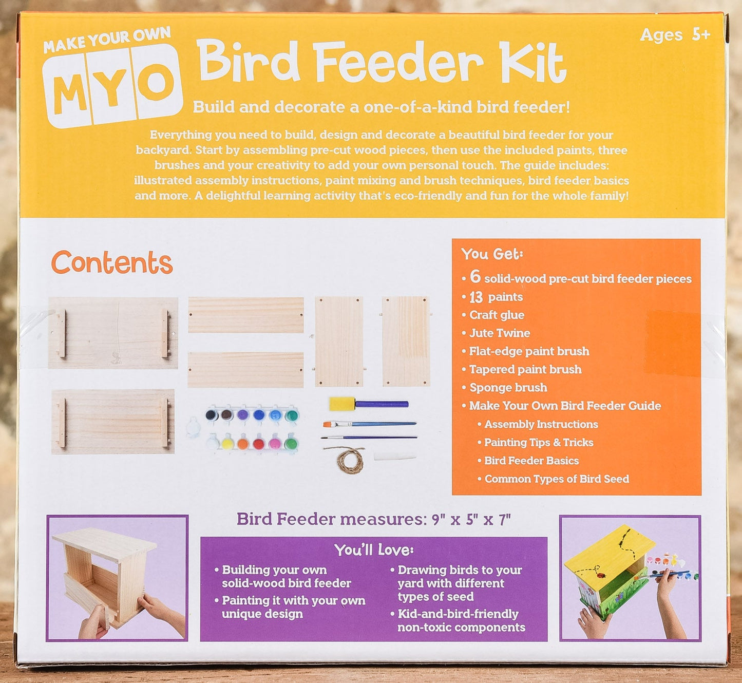  Paint Your Own - Bird Feeder Kit