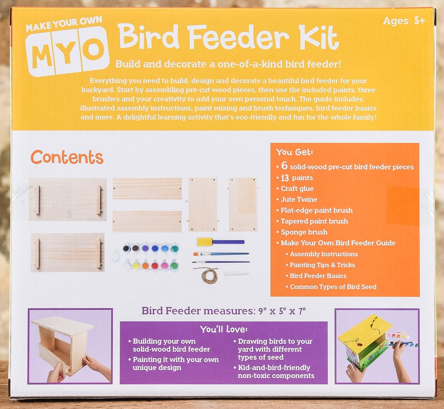  Paint Your Own - Bird Feeder Kit