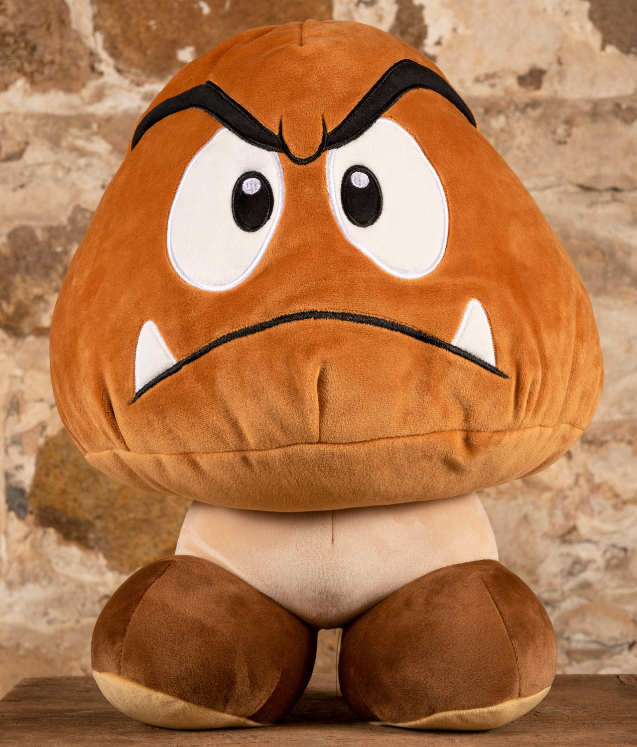  Club Mocchi-Mocchi - Super Mario™ Goomba Mega Plush Toy, 15 Inch