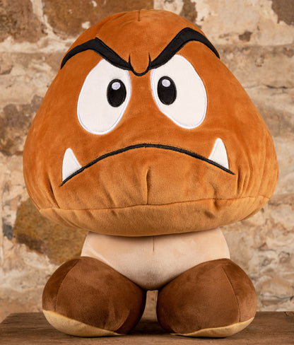  Club Mocchi-Mocchi - Super Mario™ Goomba Mega Plush Toy, 15 Inch