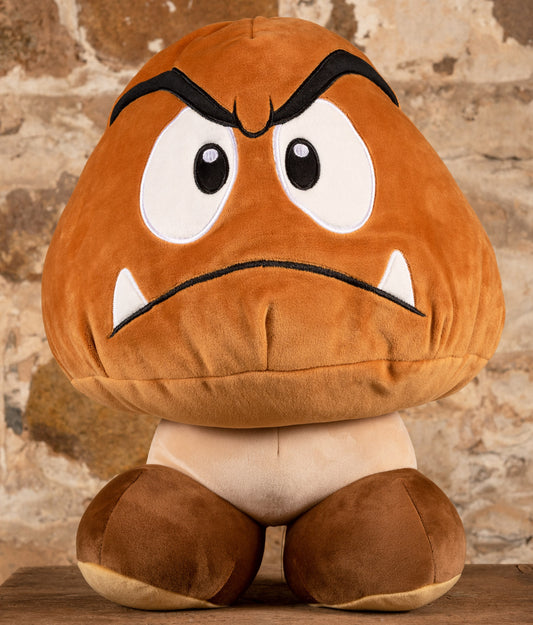  Club Mocchi-Mocchi - Super Mario™ Goomba Mega Plush Toy, 15 Inch
