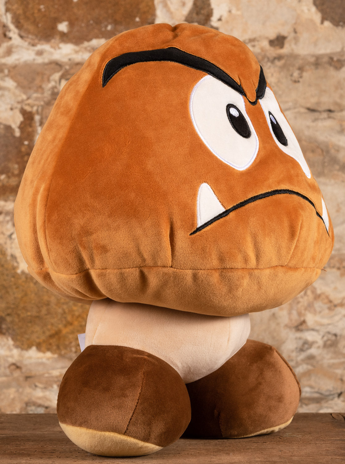  Club Mocchi-Mocchi - Super Mario™ Goomba Mega Plush Toy, 15 Inch