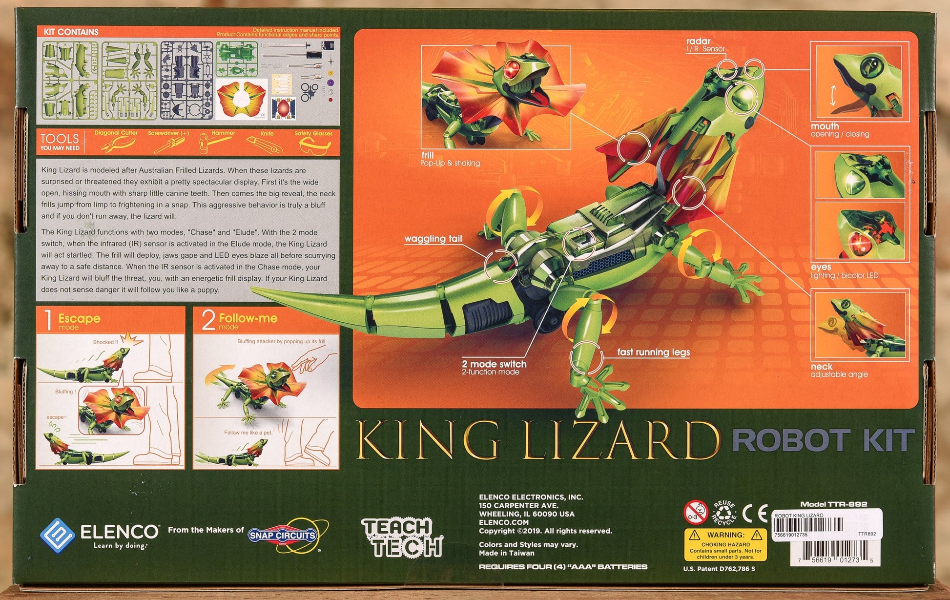  King Lizard Robot Kit
