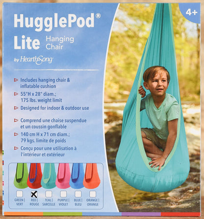  Huggle Pod Lite - Red Hanging Chair
