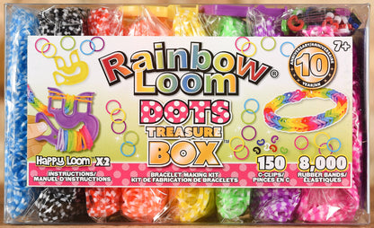  Rainbow Loom - Dots Treasure Box Rubber Bands