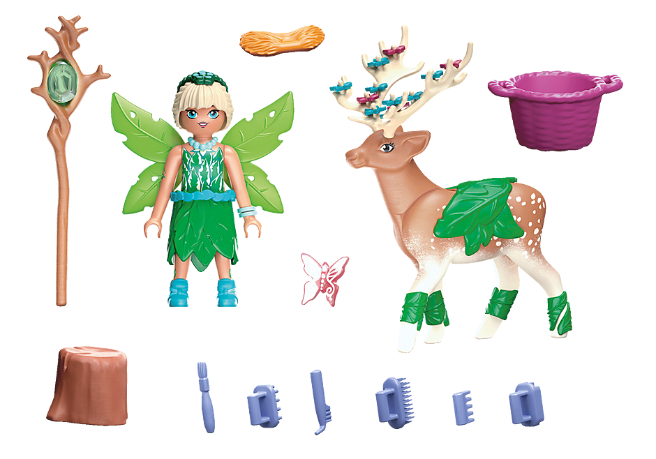  Playmobil - Forest Fairy With Soul Animal