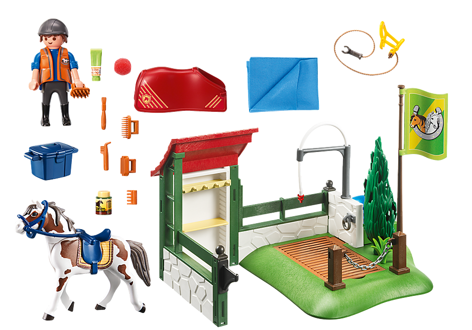  Playmobil - Horse Grooming Station