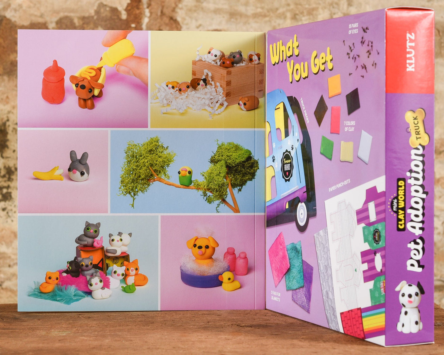  Mini Clay World Pet Adoption Truck