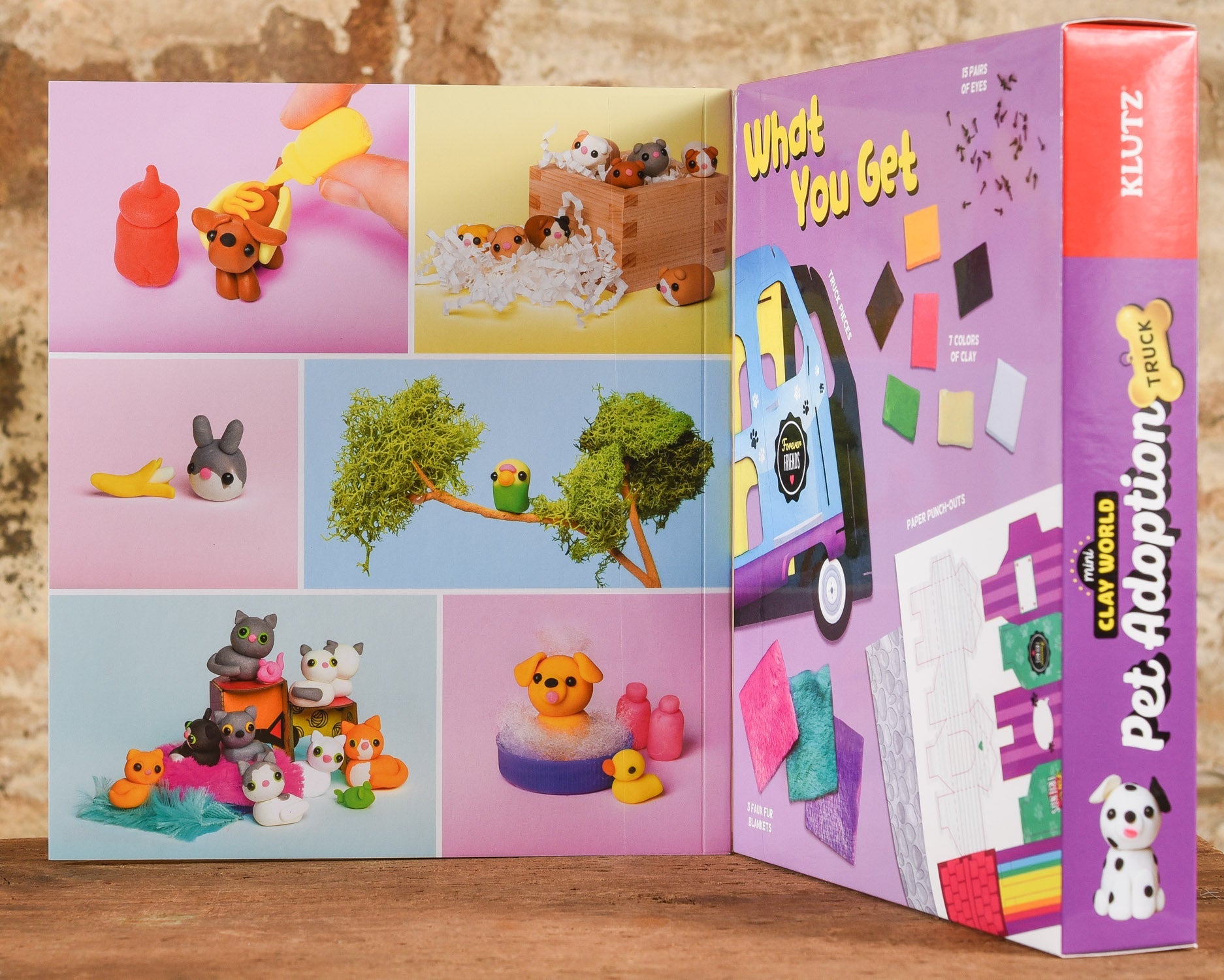  Mini Clay World Pet Adoption Truck