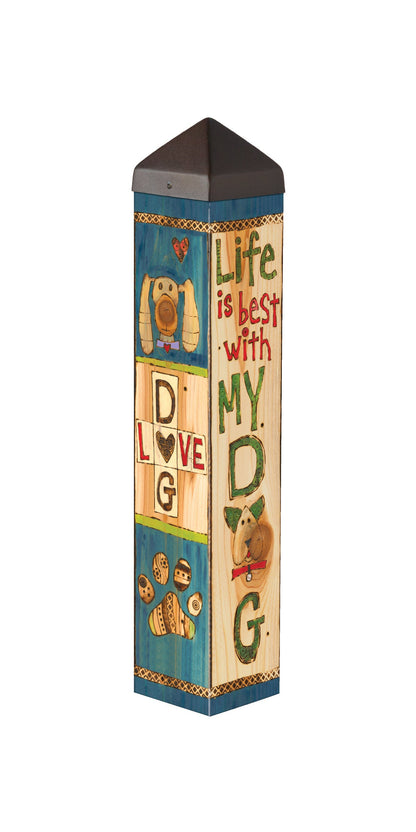  Art Pole From Studio M - Lessons From My Dog 20"