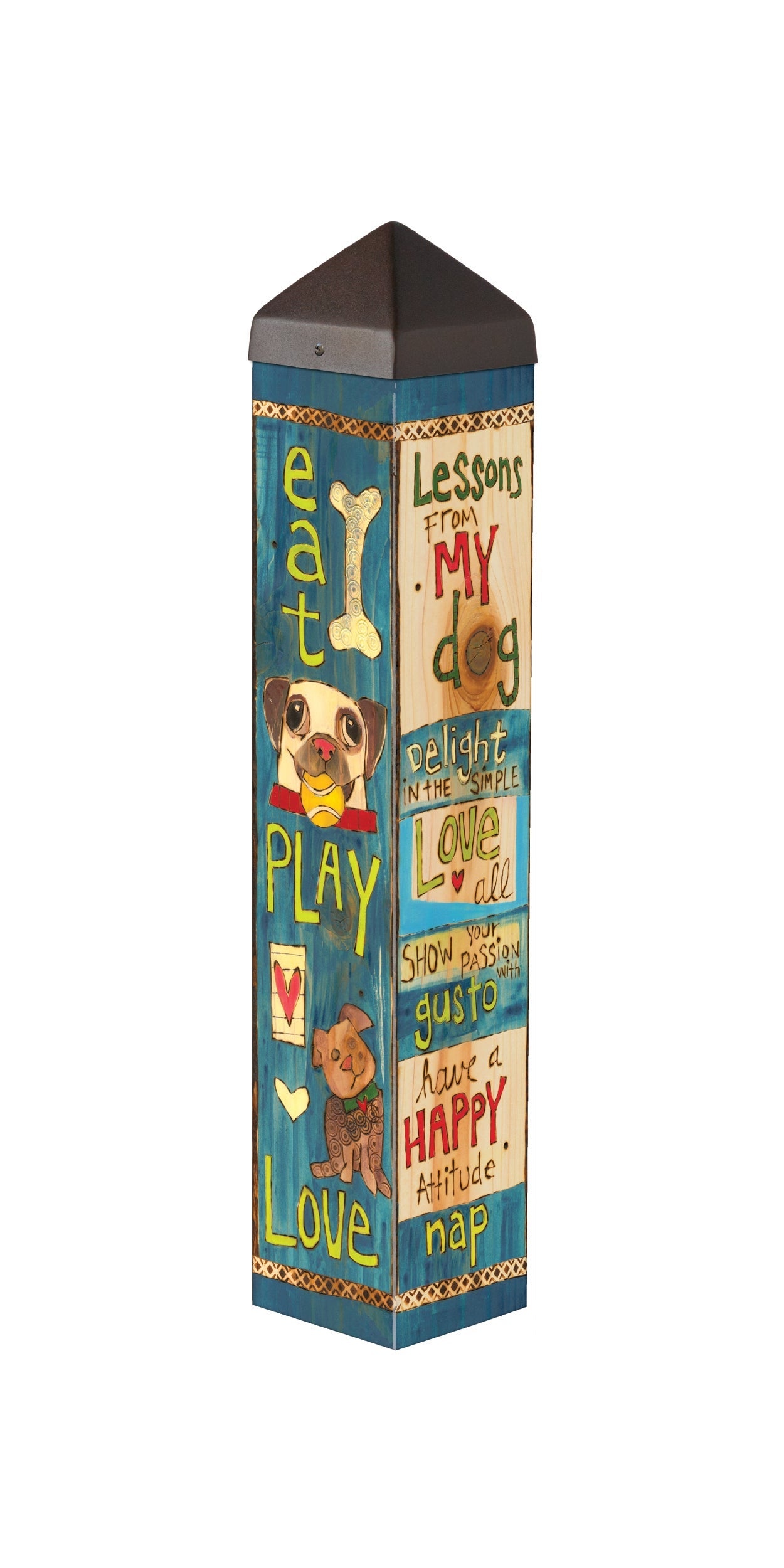  Art Pole From Studio M - Lessons From My Dog 20"