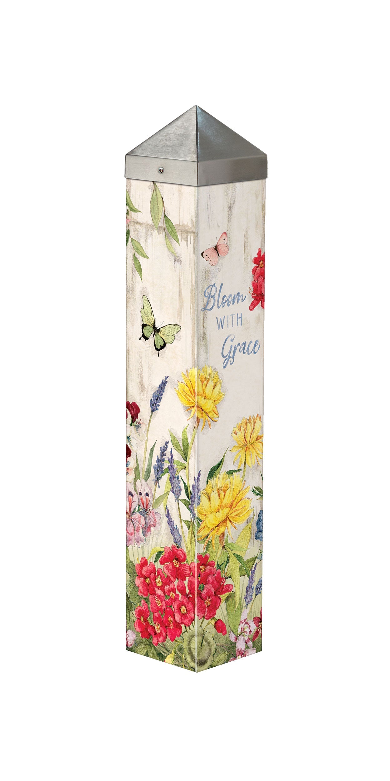  Art Pole From Studio M - Bloom With Grace 20"