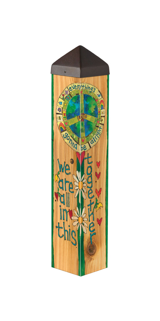  Art Pole From Studio M - All In This Together 20"